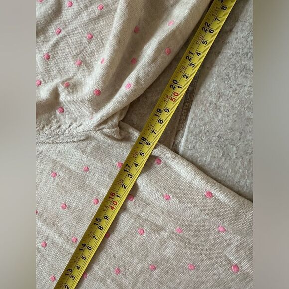 J. CREW Sweater Embroidered Polka Dots E2162 size XL 100% merino wool pullover - Picture 8 of 9